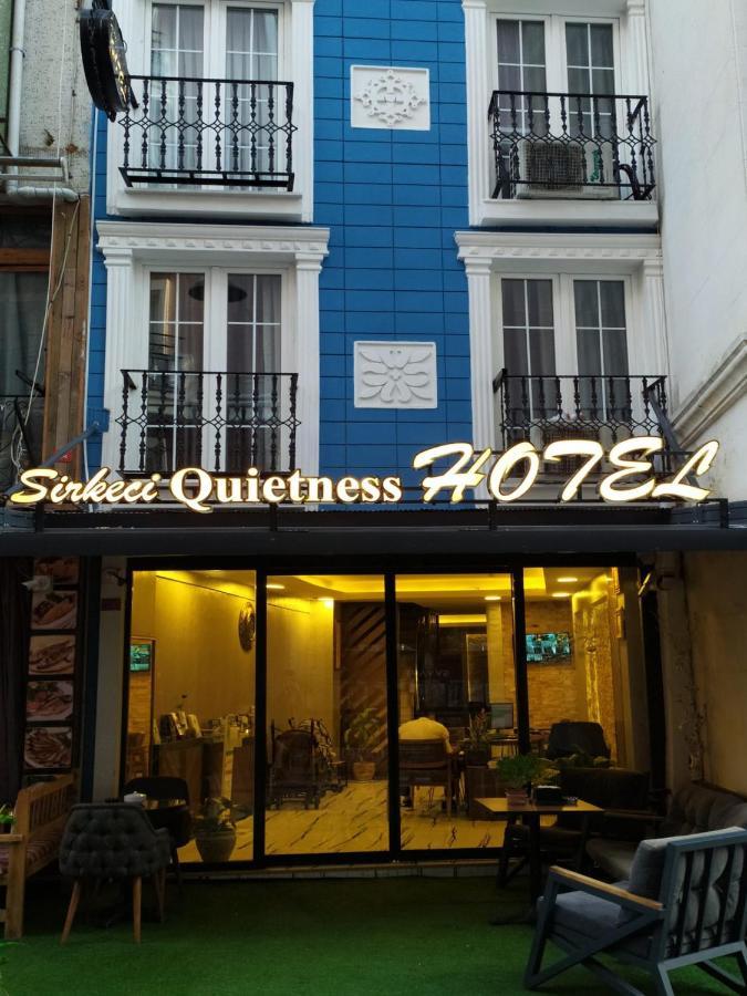 Sirkeci Quietness Hotel Istanbul Exterior foto