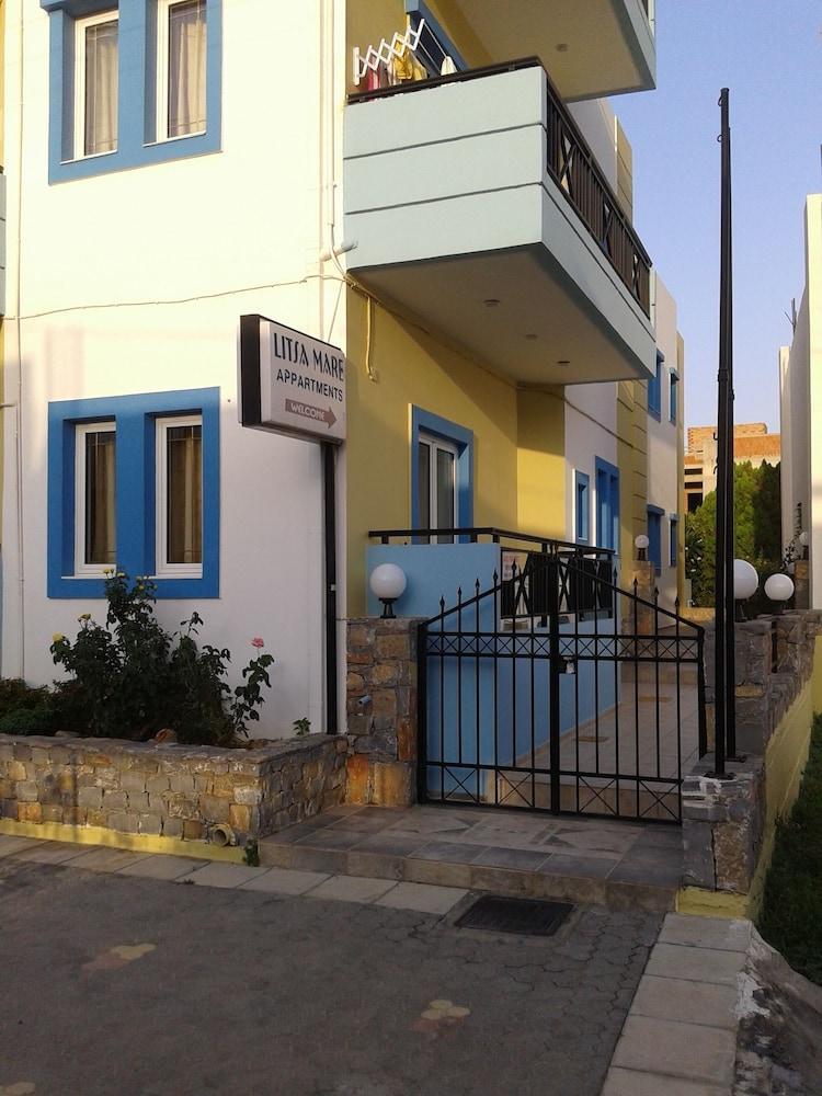 Litsa Mare Apartments Agia Pelagia  Exterior foto
