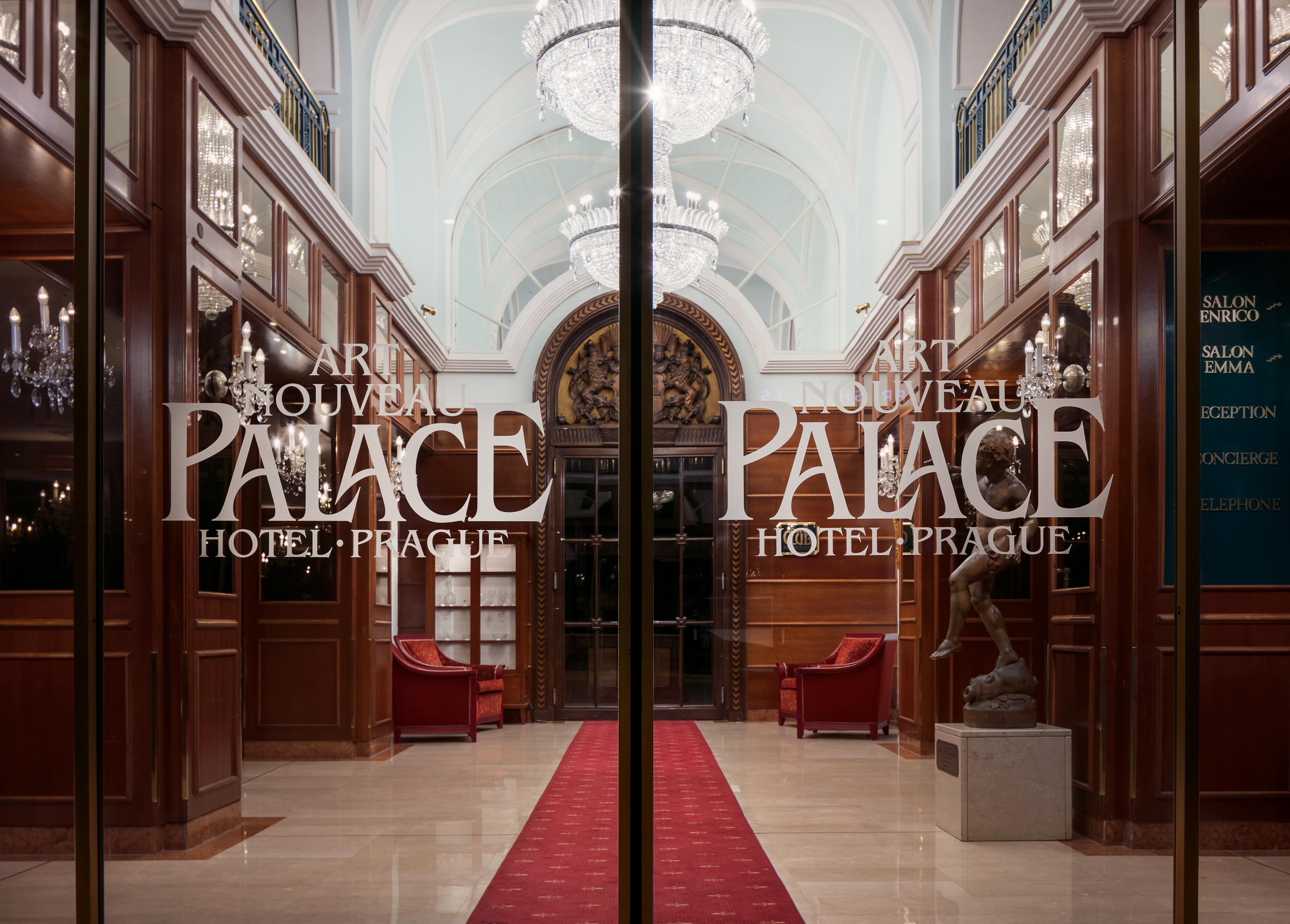 Art Nouveau Palace Hotel Prag Exterior foto