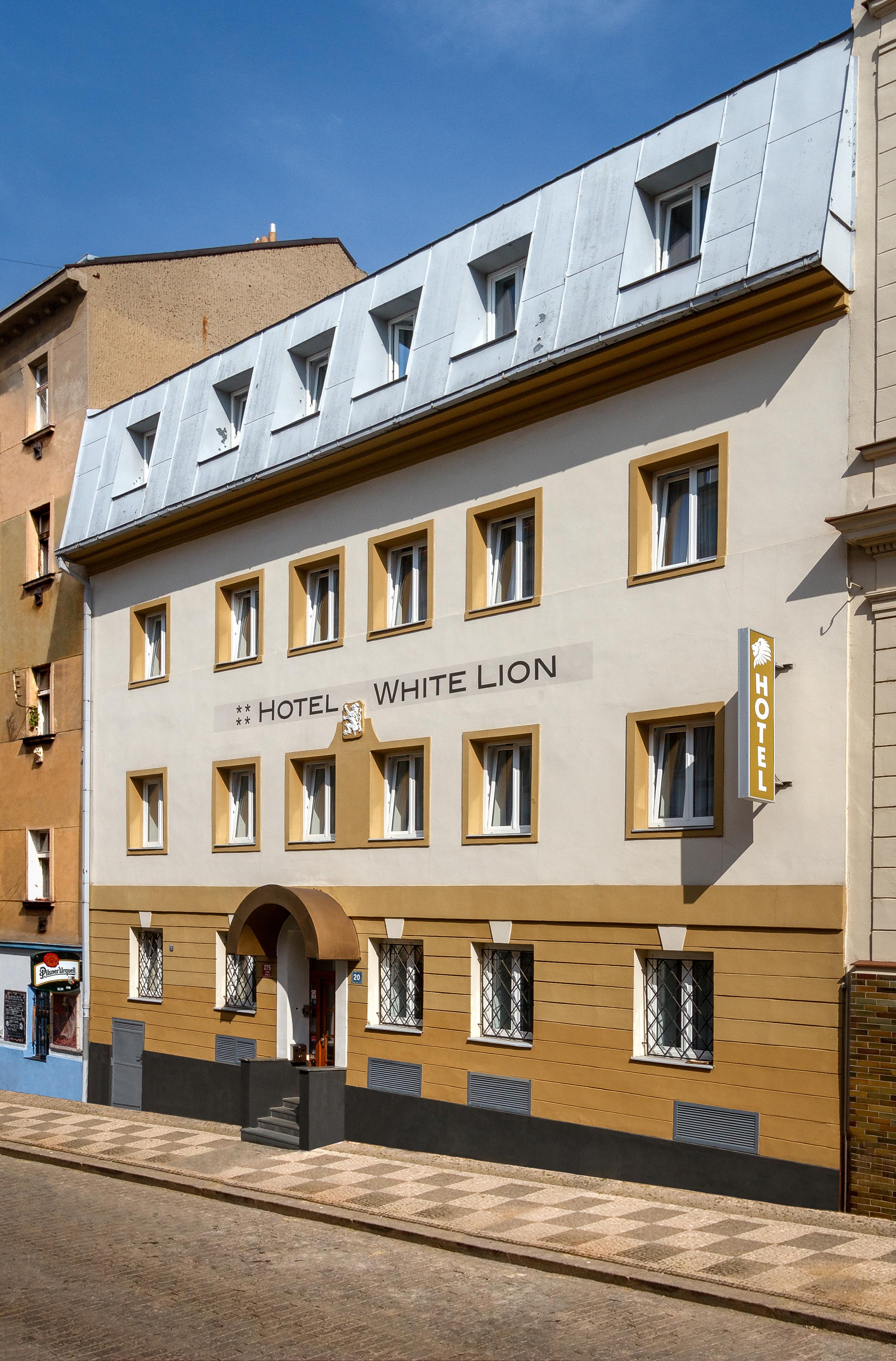Hotel White Lion Prag Exterior foto